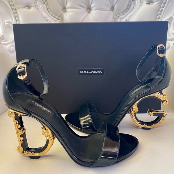 Authentic Dolce & Gabbana Keira Baroque
DG Heel Sandal. - Picture 2 of 5